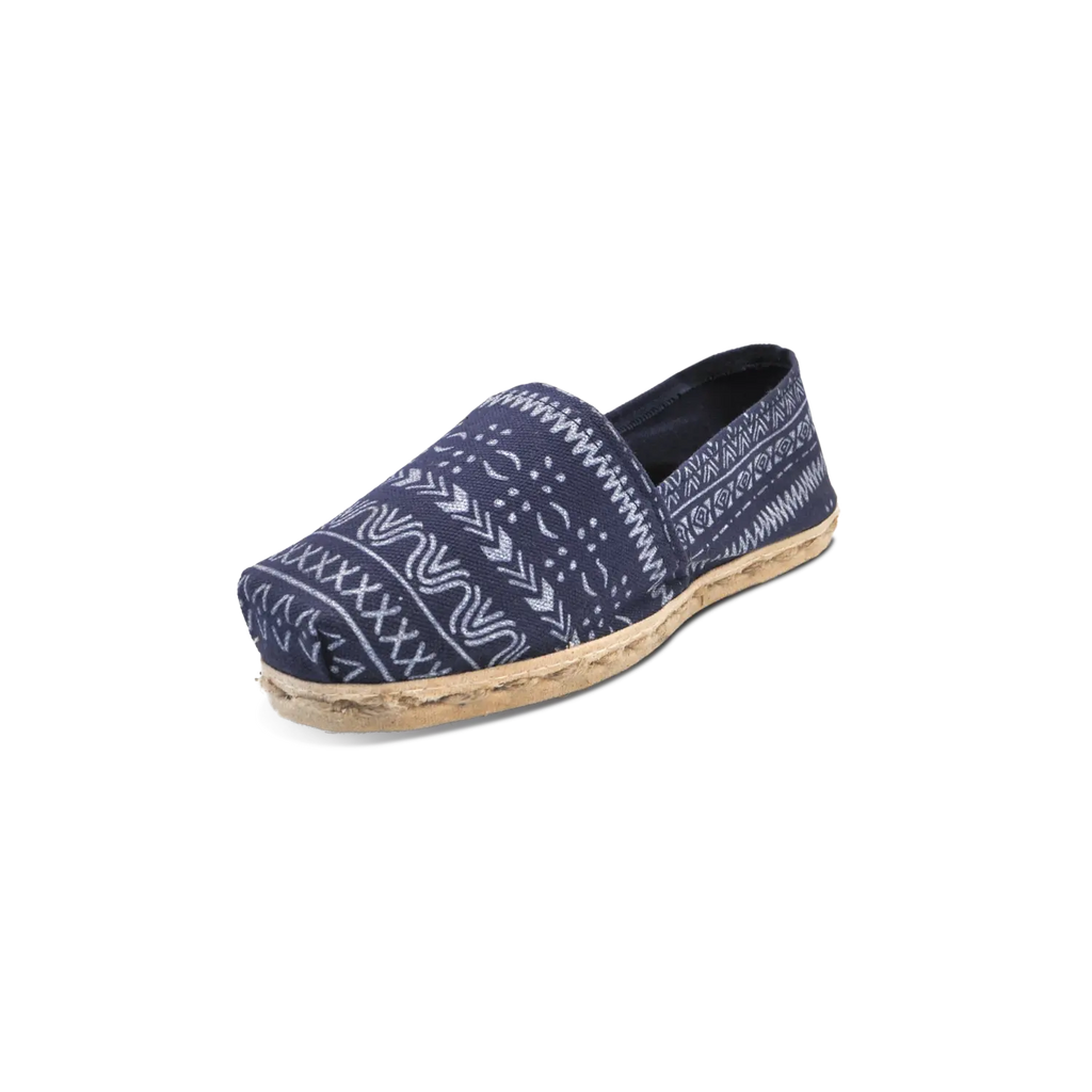 Alpargata Lona Étnico Azul