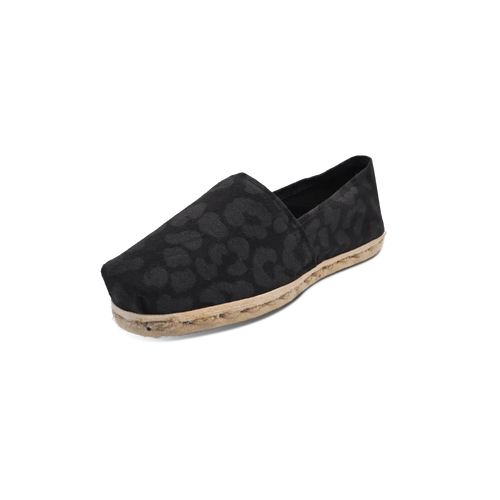 Alpargata Lona Animal Print Negro
