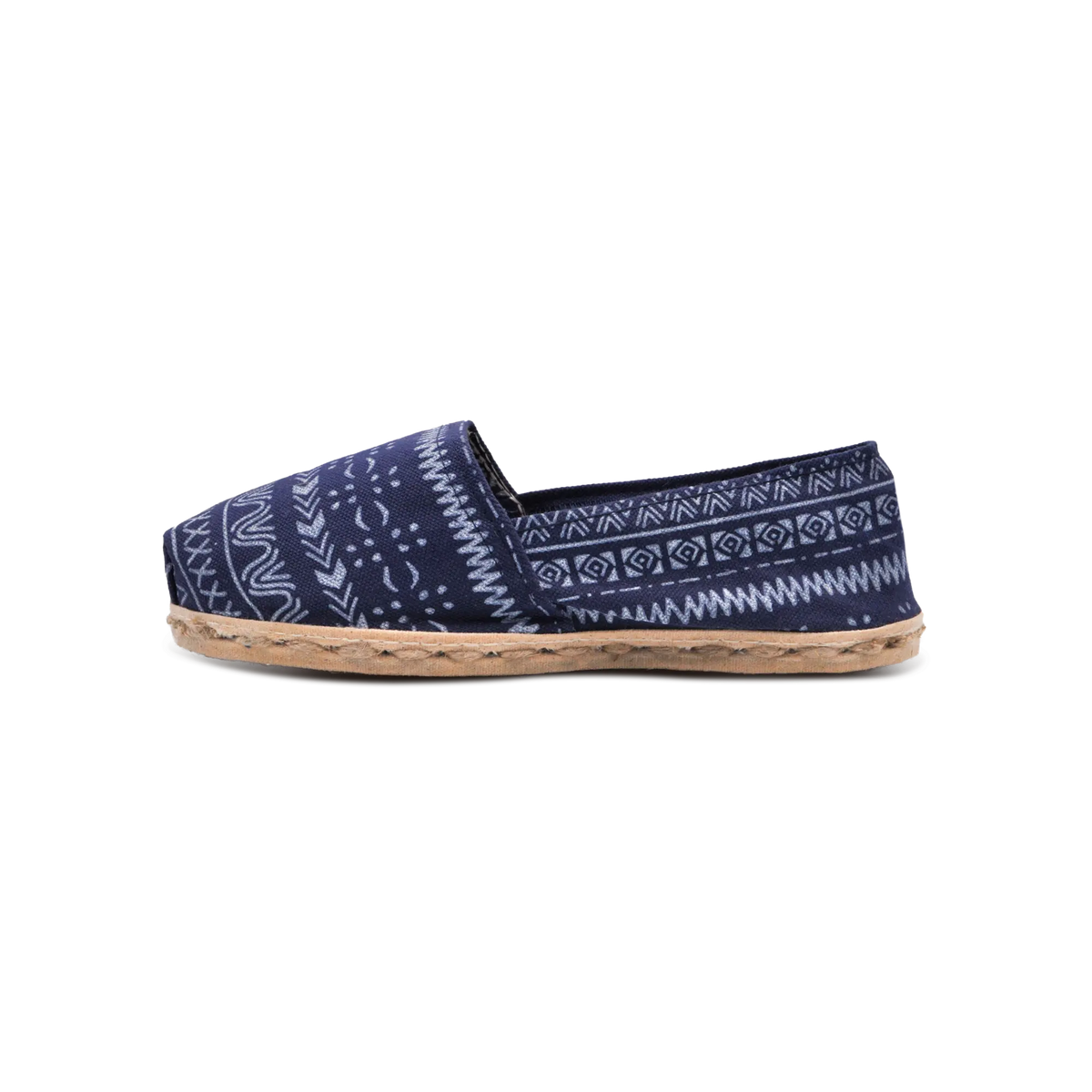 Alpargata Lona Étnico Azul - 34