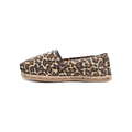 alpargatas de lona animal print marron
