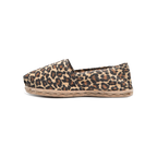 alpargatas de lona animal print marron