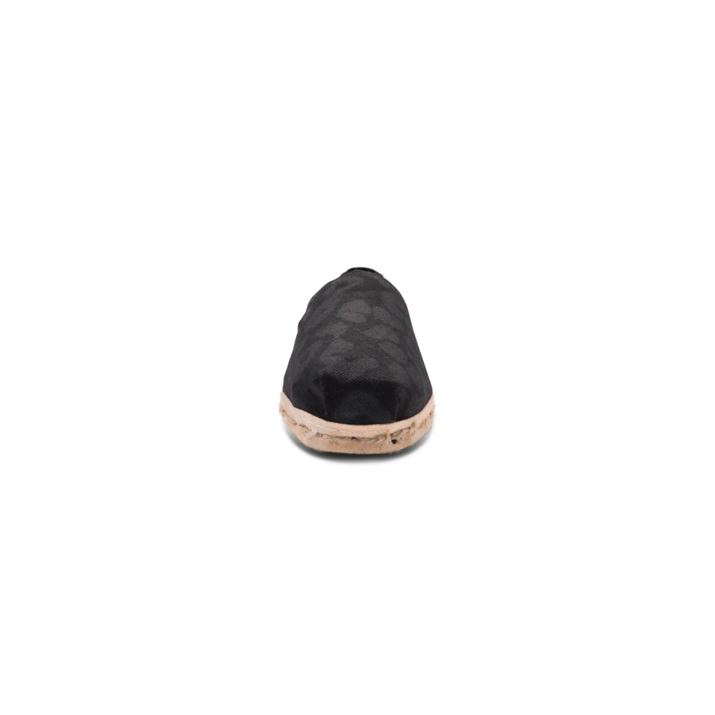 Alpargata Lona Animal Print Negro