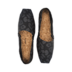 Alpargata Lona Animal Print Negro