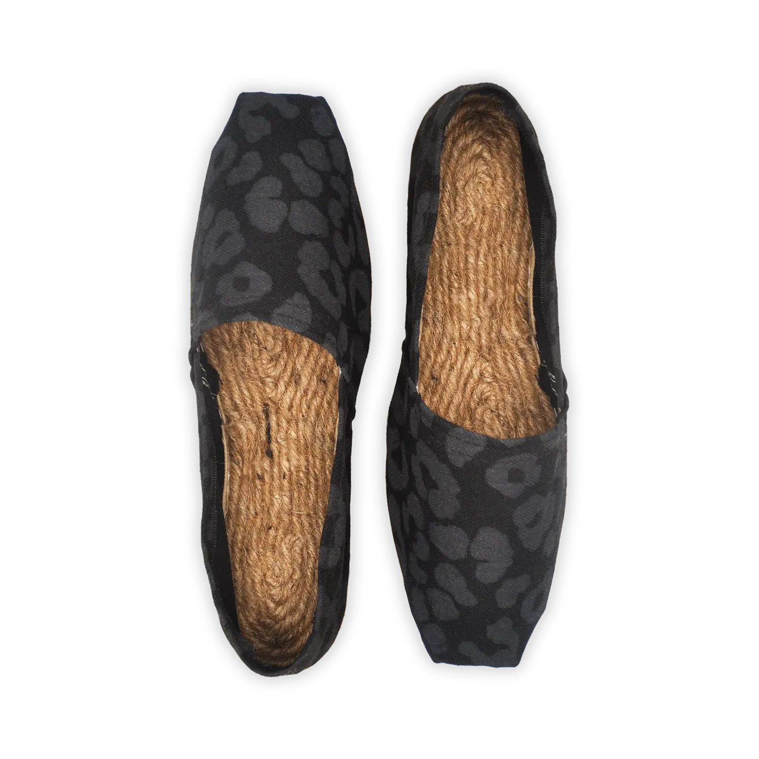 Alpargata Lona Animal Print Negro