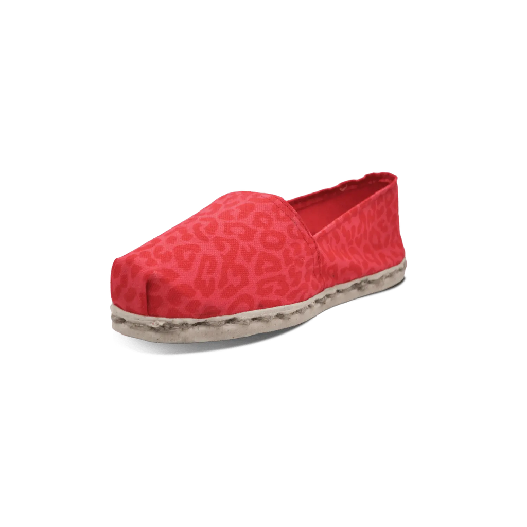 Alpargata Lona Animal Print Rosado