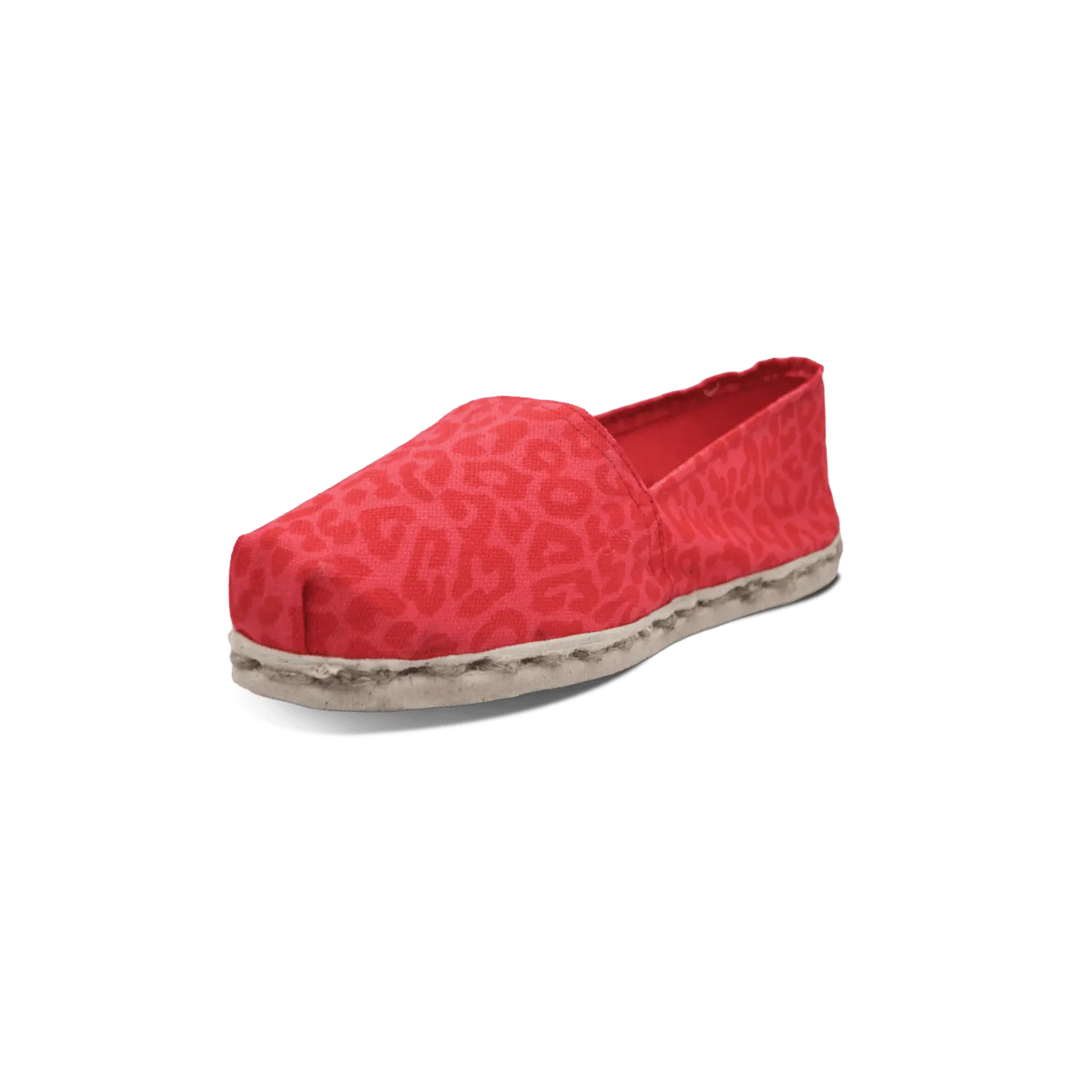 Alpargata Lona Animal Print Rosado