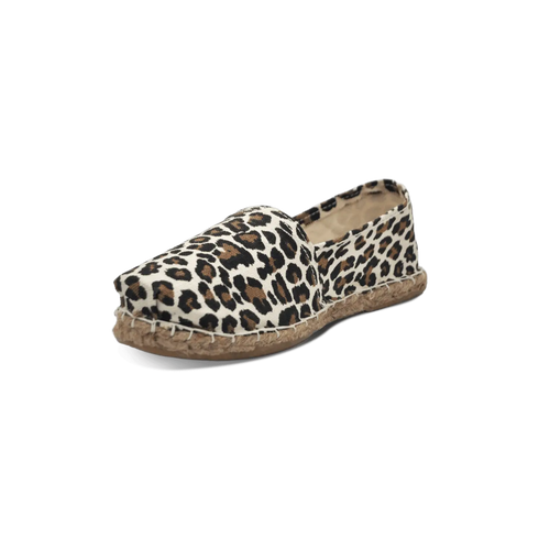Alpargata Lona Animal Print Con Refuerzo De Goma