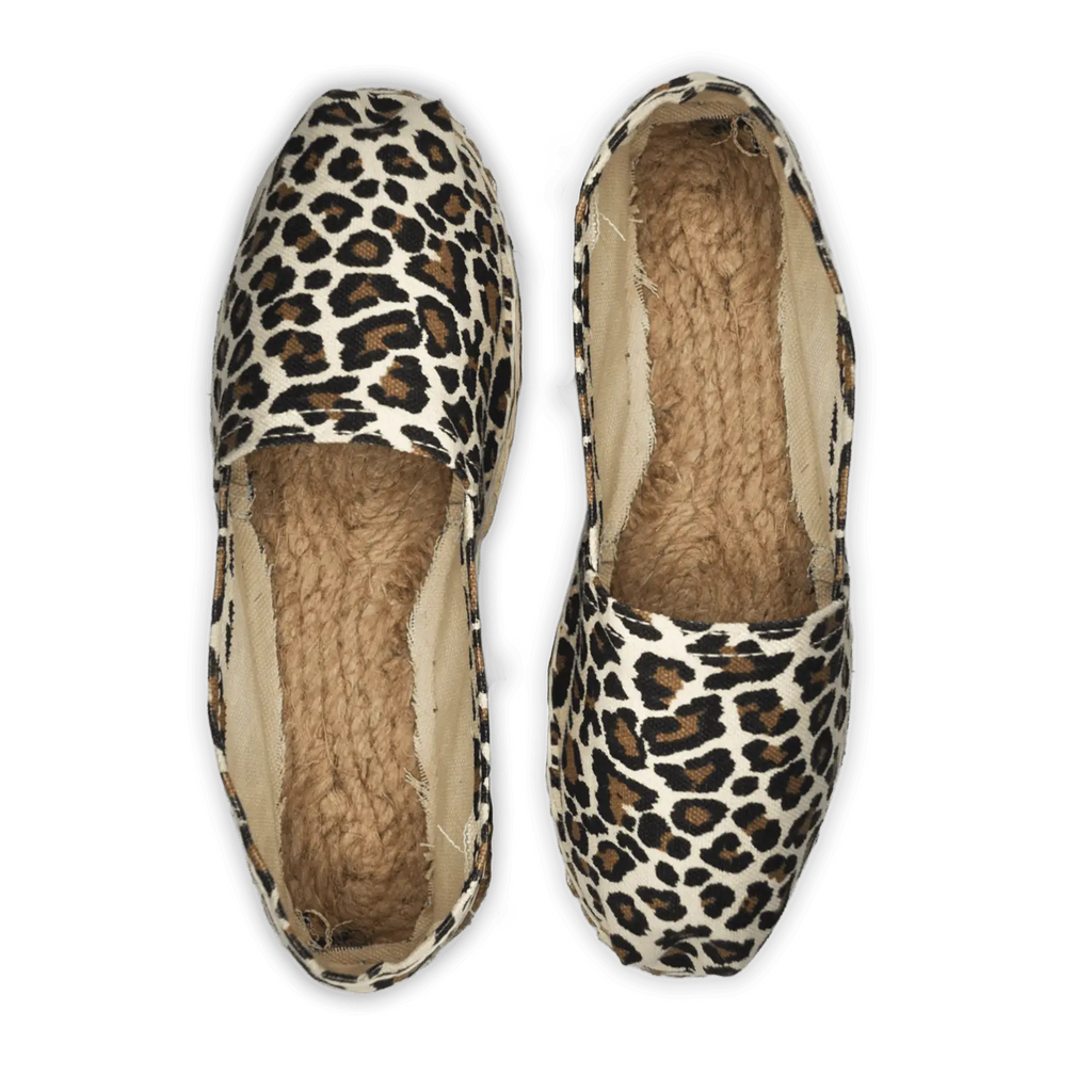 Alpargata Lona Animal Print Con Refuerzo De Goma
